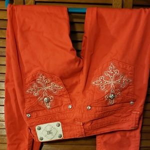 Red Miss Me Skinny Jeans